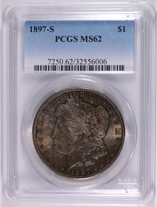 1897-S MORGAN SILVER PCGS MS-62 (1 of 4)