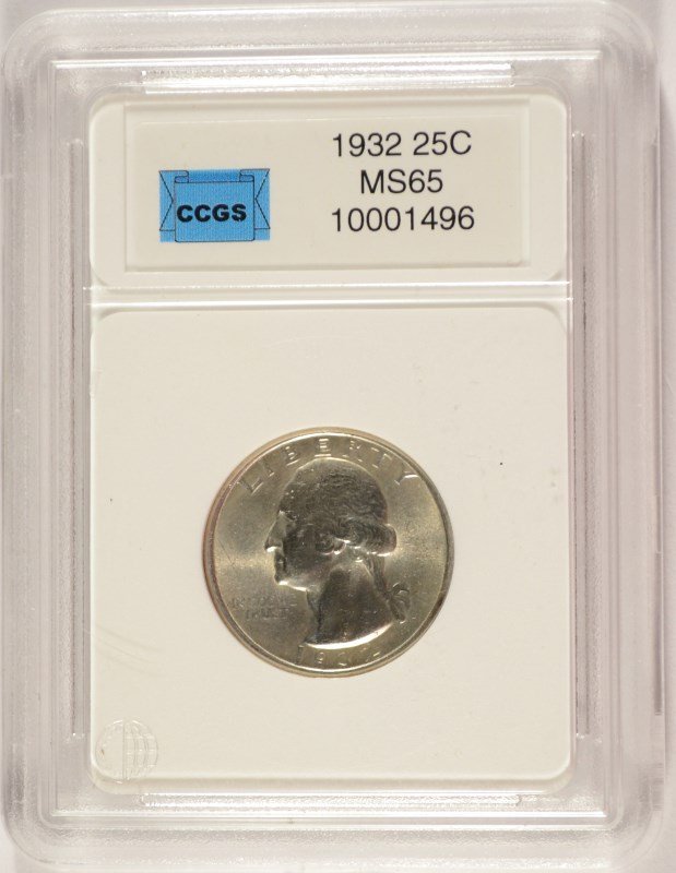 1932 WASHINGTON QUARTER, CCGS MS-65 (1 of 4)