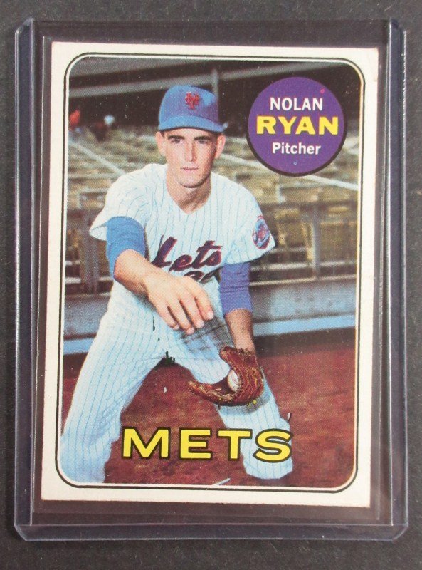 1969 TOPPS #533 NOLAN RYAN - VG, LIGHT CREASE, PAINT (1 of 2)