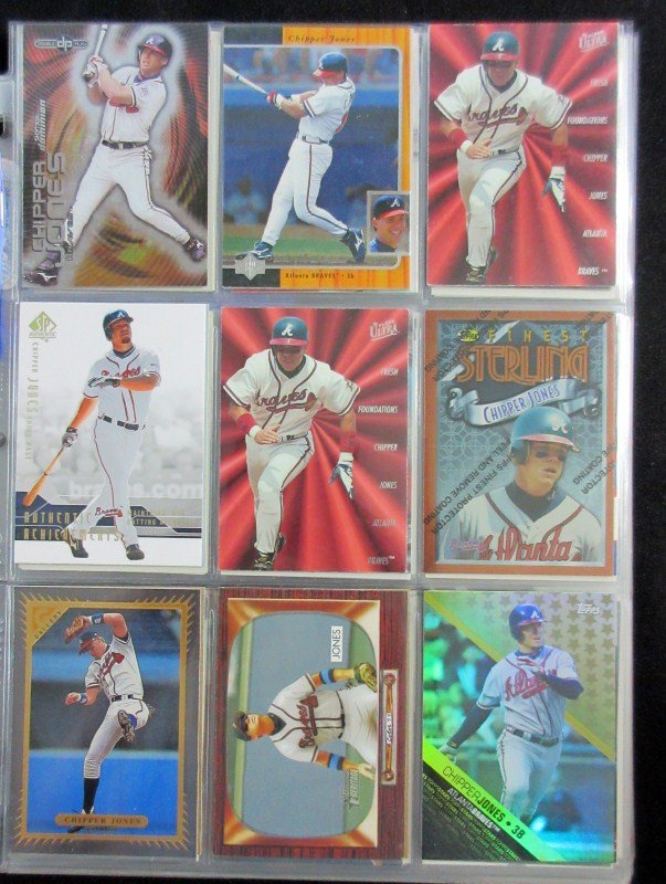 85 - CHIPPER JONES BASEBALL CARDS - INSERTS & PREMIUM (1 of 6)