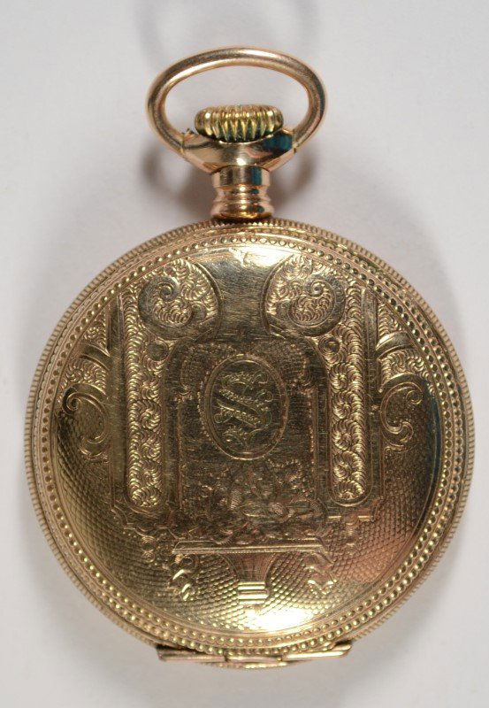 SETH THOMAS HUNTING CASE POCKET WATCH, RUNS, CIRCA 1892 (1 of 4)