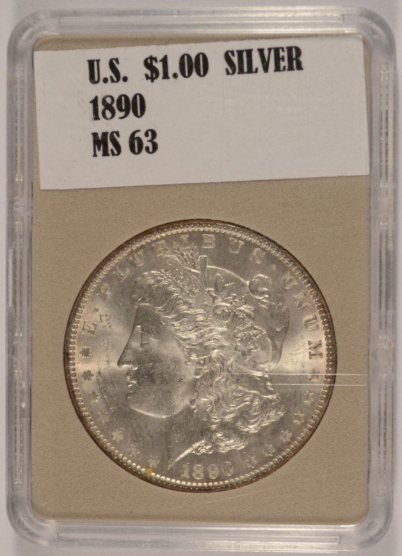 1890 MORGAN DOLLAR CH BU (1 of 4)