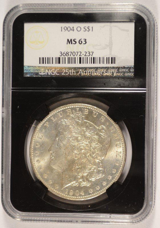 1904-O MORGAN DOLLAR NGC MS-63 (1 of 4)
