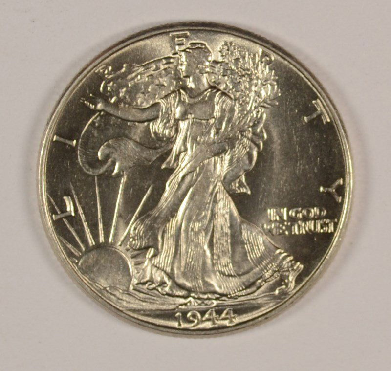 1944 WALKING LIBERTY HALF DOLLAR CH BU (1 of 2)