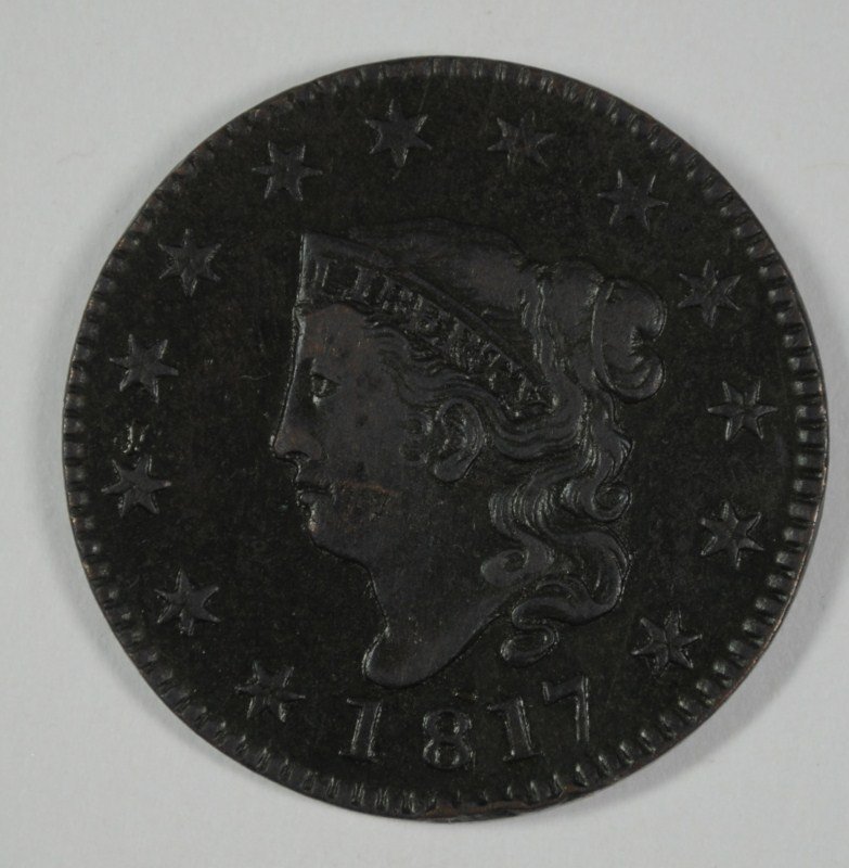 1817 (13 STARS) LARGE CENT VF/XF (1 of 2)
