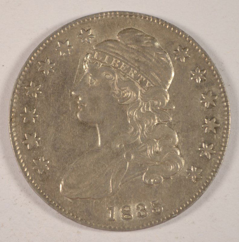 1835 BUST HALF DOLLAR XF/AU (1 of 2)