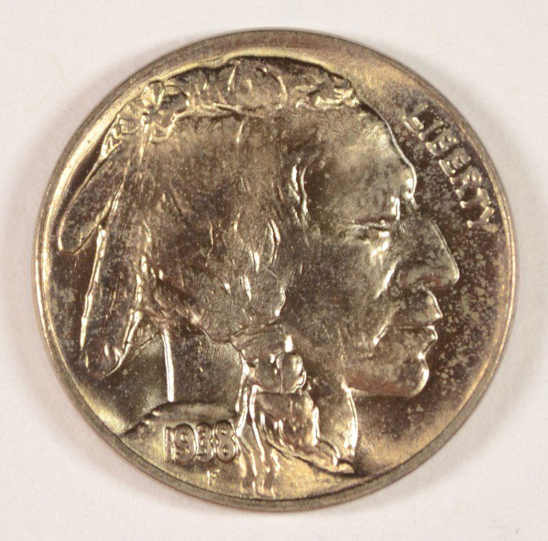 1938-D BUFFALO NICKEL CH BU (1 of 2)