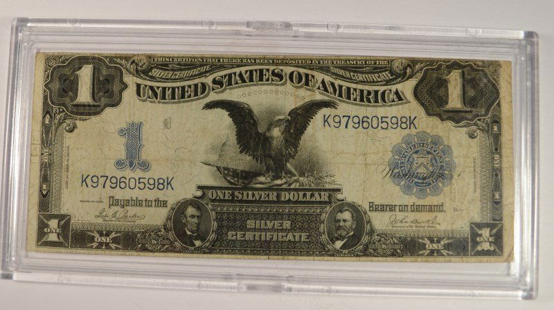 1899 $1 SILVER CERTIFICATE (BLACK EAGLE) (1 of 2)