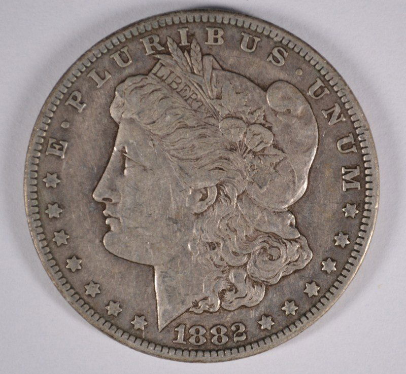 1882-CC MORGAN DOLLAR VF/XF (1 of 2)