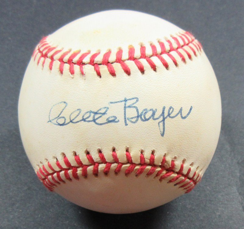 CLETE BOYER - Official "Bobby Brown" Signed Autograph (1 of 3)