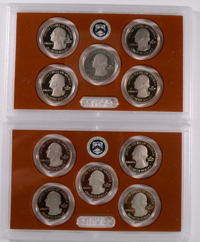 2012 & 2013 AMERICA THE BEAUTIFUL PROOF QUARTER SETS IN (1 of 3)
