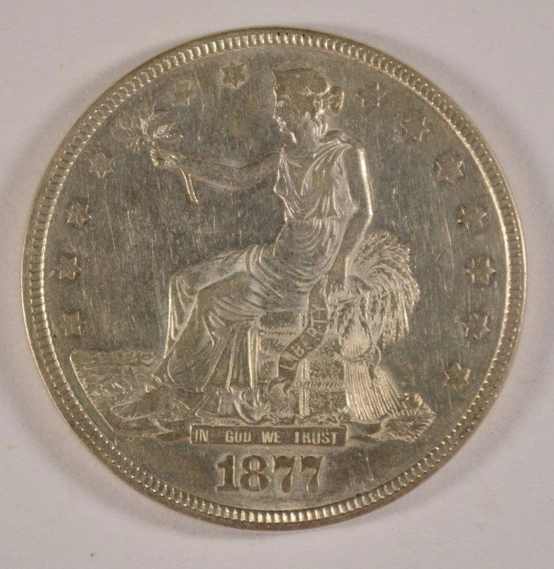 1877 TRADE DOLLAR XF/AU (1 of 2)