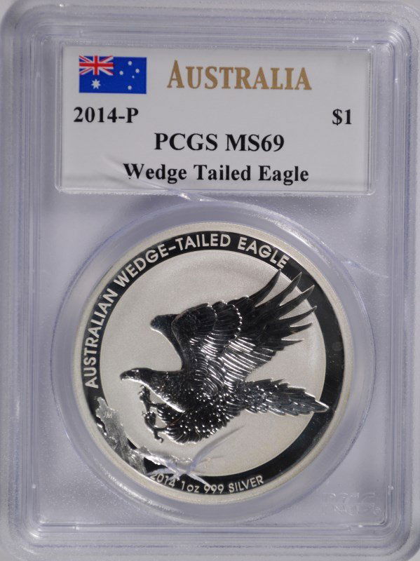 2014 WEDGE TAILED EAGLE PCGS MS-69 (1 of 4)