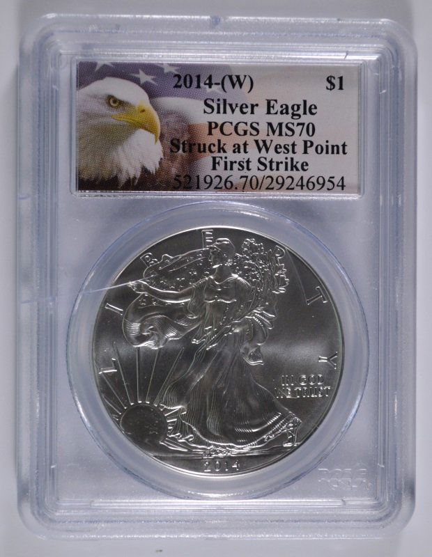 2014-W SILVER AMERICAN EAGLE PCGS MS-70 !!!! (FIRST (1 of 4)