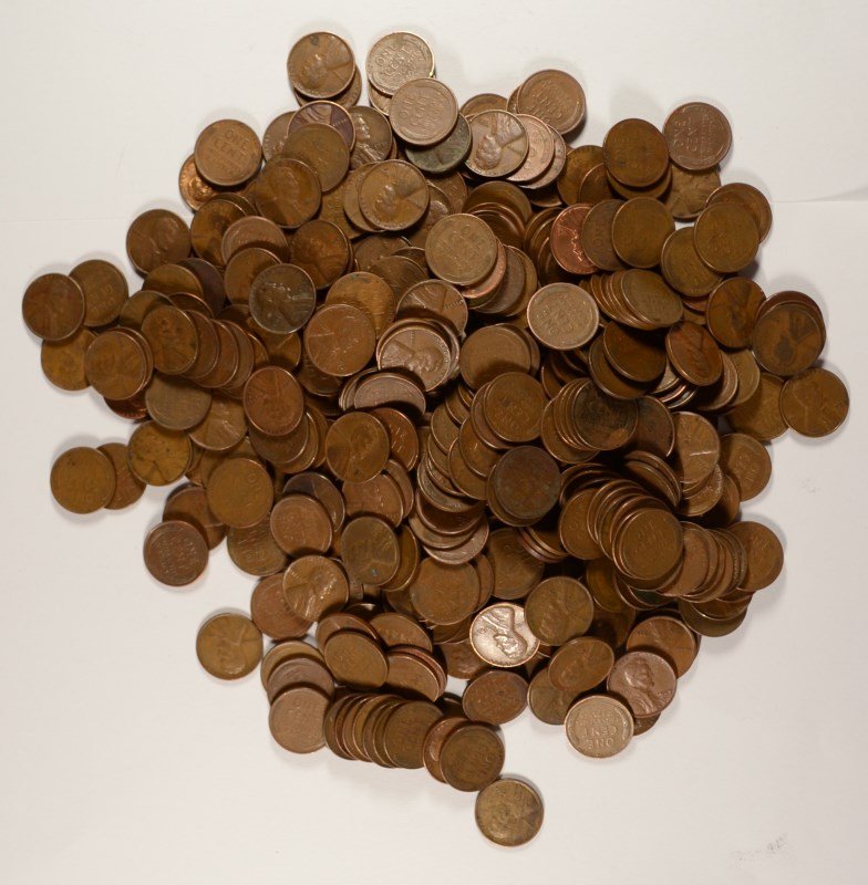 ( 1000 ) LINCOLN WHEAT CENTS FROM THE 1930'S, 40'S AND (1 of 1)