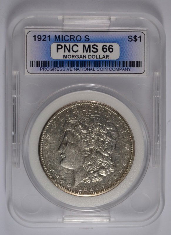 1921-S MORGAN DOLLAR PNC MS-66 (1 of 4)