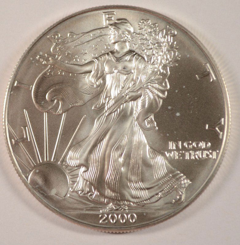 2000 SILVER AMERICAN EAGLE (1 of 2)
