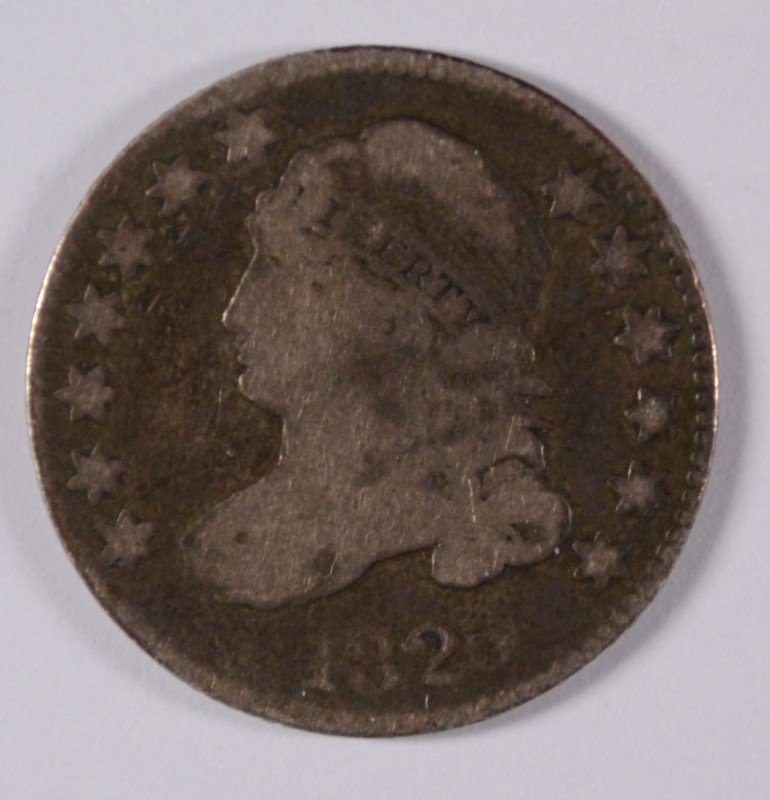 1825 CAPPED BUST DIME, VG (1 of 2)