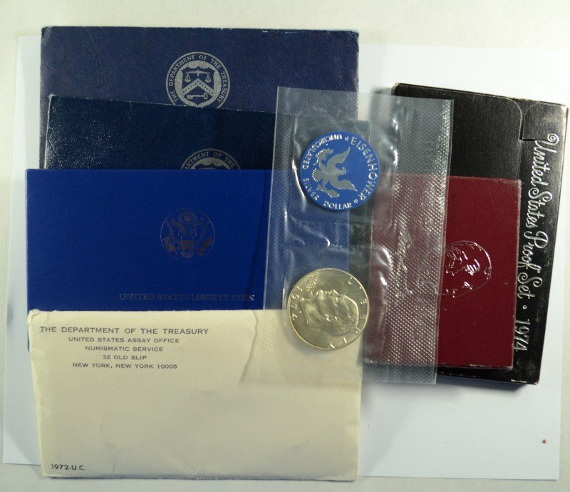 COLLECTORS LOT PROOF - UNC - COMMEM - IKES;  1986 (1 of 5)