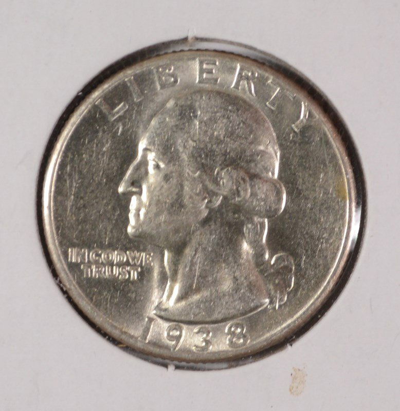 1938 WASHINGTON QUARTER CH BU (1 of 2)