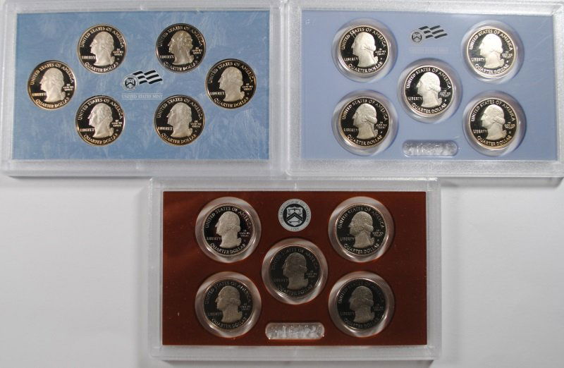 2009, 2010 & 2013 U.S. QUARTER PROOF SETS IN NICE ORIG (1 of 4)