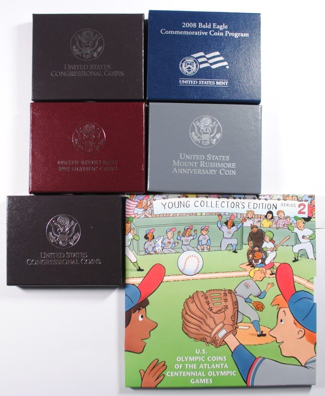 COMMEM HALF DOLLARS IN ORIG PACKAGING WITH CERTS: (1 of 8)