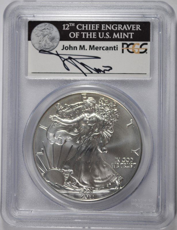 2011-W SILVER AMERICAN EAGLE PCGS MS-69 (12TH CHIEF (1 of 4)