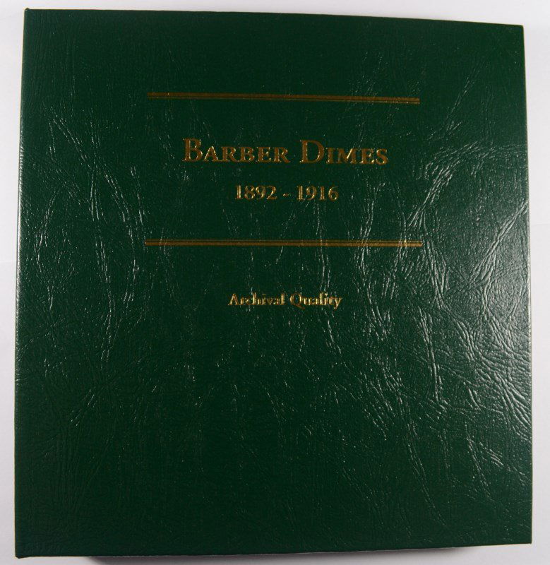 BARBER DIME SET - 1892 THRU 1916-S (75 COINS) NICE (1 of 7)