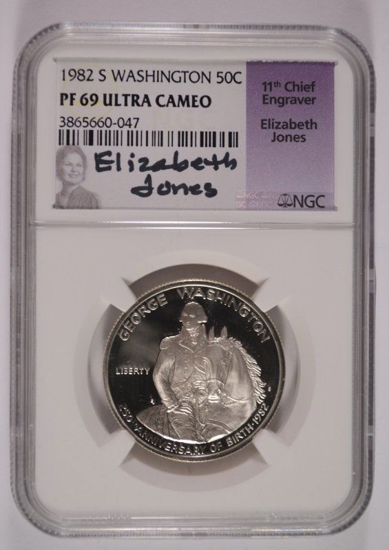 1982-S PROOF WASHINGTON COMMEN HALF DOLLAR NGC PF-69 UC (1 of 4)