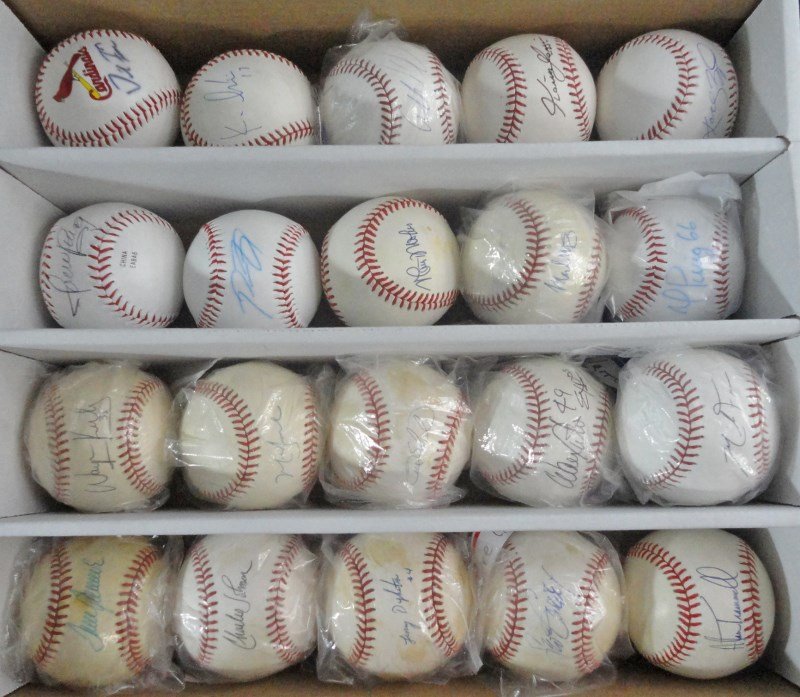 20  AUTOGRAPHED BASEBALLS, ALAN TRAMMELL, STEVE GARVEY, (1 of 5)
