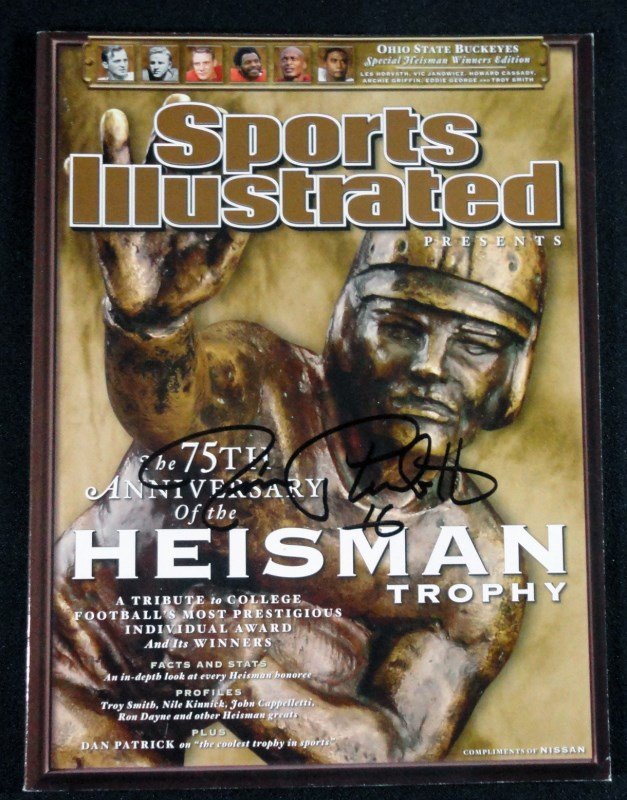 AUTOGRAPHED Sports Illustrated"75th Heisman" Jim (1 of 3)
