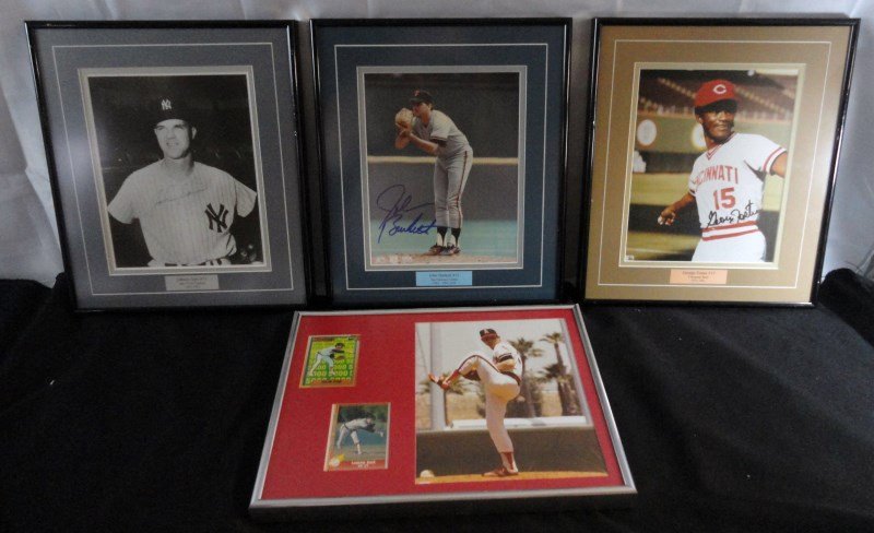 4 BASEBALL 8x10 PHOTO'S CUSTOM MATTE/FRAMED 12x14  - 3 (1 of 9)
