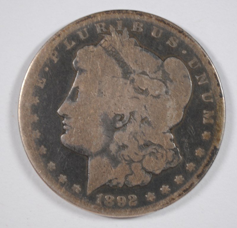 1892-CC MORGAN DOLLAR G/VG (1 of 2)