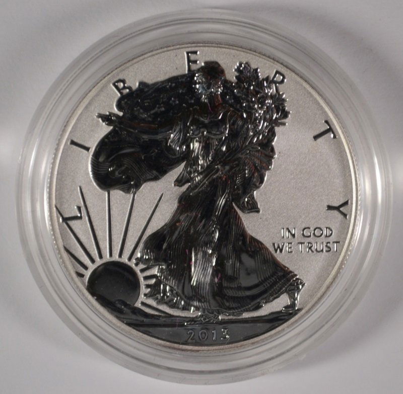 2013-W (REVERSE PROOF) SILVER AMERICAN EAGLE (RARE) (1 of 2)