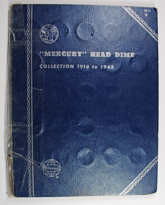 35 DIFFERENT CIRC MERCURY DIMES IN FOLDER (1 of 4)