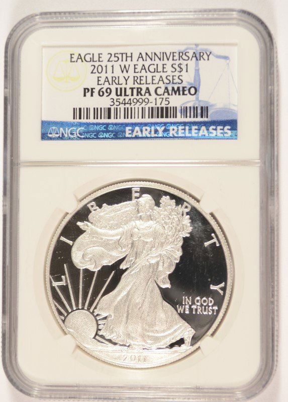 2011-W PROOF SILVER AMERICAN EAGLE NGC PF-69 UC (EARLY (1 of 4)