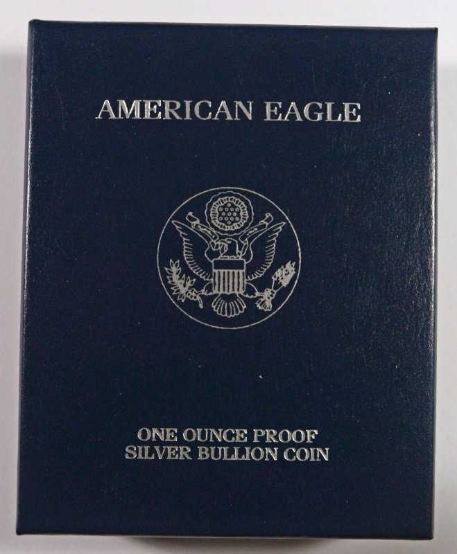 2007 PROOF AMERICAN SILVER EAGLE IN NICE ORIGINAL (1 of 4)