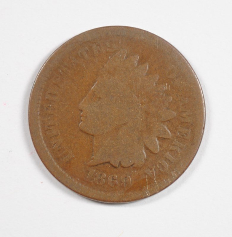 1869/69 INDIAN HEAD CENT AG/G (1 of 2)