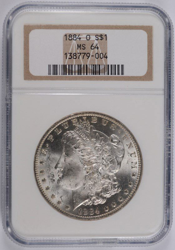 1884-O MORGAN DOLLAR NGC MS-64 (1 of 4)