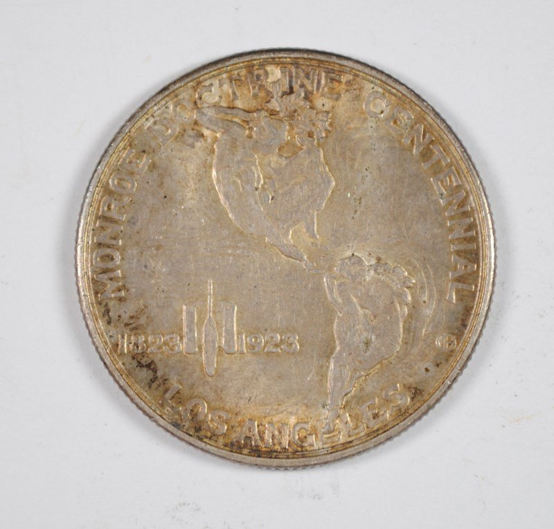 1923 MONROE COMMEN HALF DOLLAR AU (1 of 2)