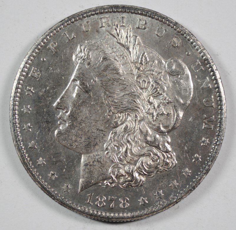 1878-S MORGAN DOLLAR BU (1 of 2)