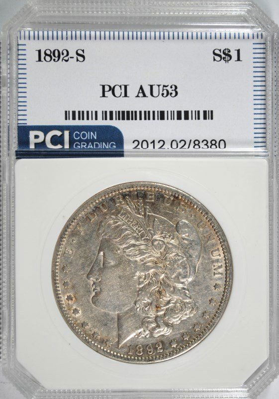 1892-S MORGAN DOLLAR PCI AU+  KEY DATE! (1 of 4)