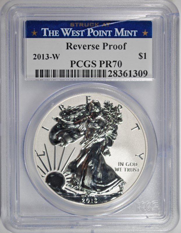 2013-W PROOF SILVER AMERICAN EAGLE PCGS PR-70 !!!: SILVERTOWNE AUCTIONS IS KNOWN FOR QUALITY & SERVICE. REGISTER TO BID!