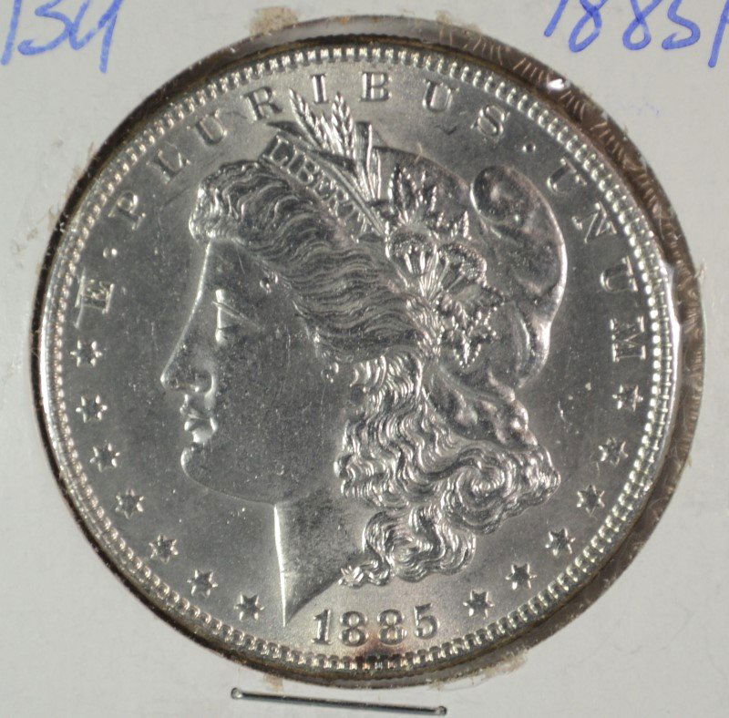1885 MORGAN DOLLAR CH BU (1 of 2)