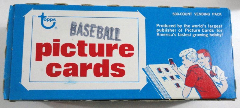 1981 TOPPS BASEBALL UNOPENED VENDING BOX, FRESH 100% (1 of 2)