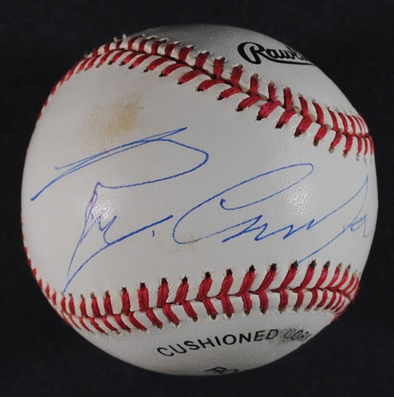 ROY CAMPANELLA AUTOGRAPHED BASEBALL -  NATIONAL LEAGUE (1 of 5)