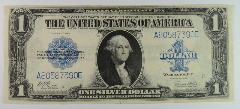 1923 $1.00 SILVER CERTIFICATE AU (1 of 2)