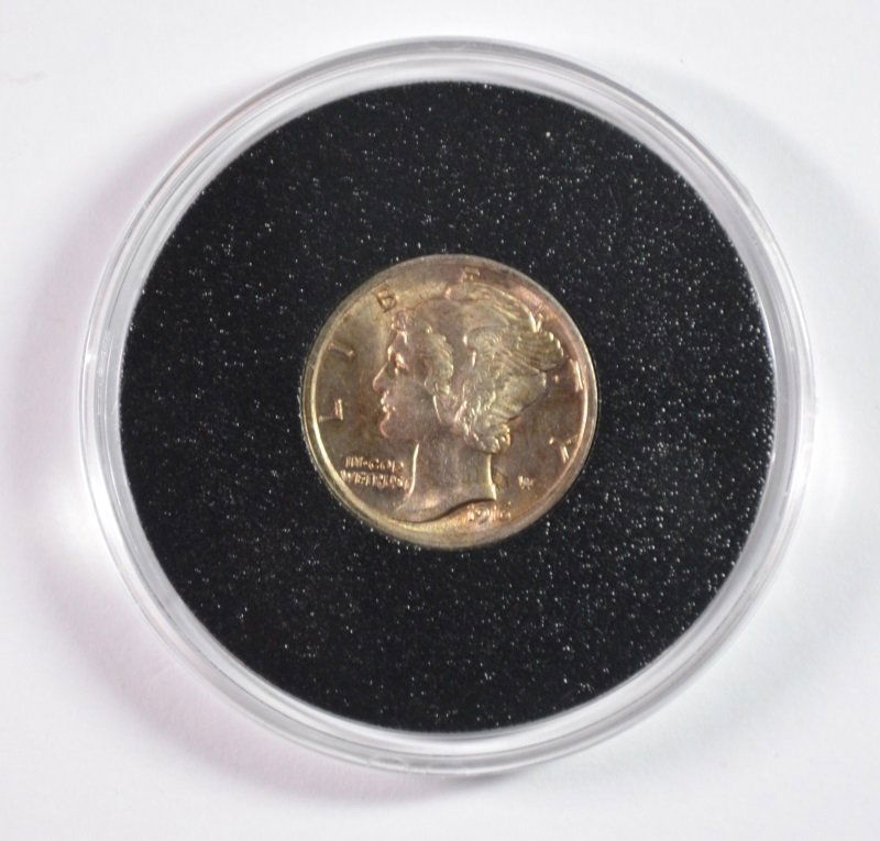 1916 MERCURY DIME GEM BU FULL BANDS (1 of 2)