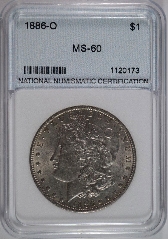 1886-O MORGAN DOLLAR UNC SCARCE DATE (1 of 4)