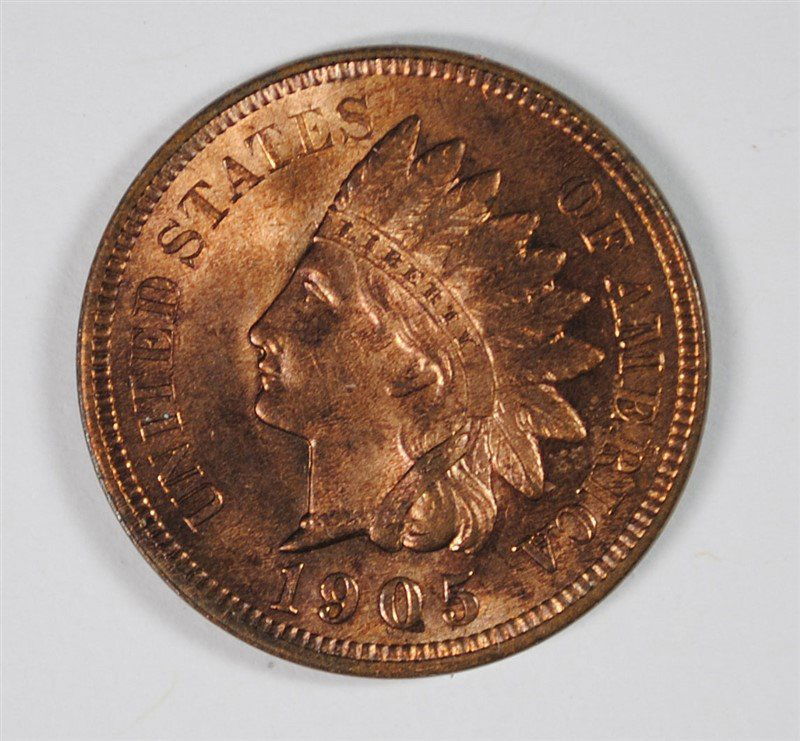 1905 INDIAN CENT CH UNC RED (1 of 2)